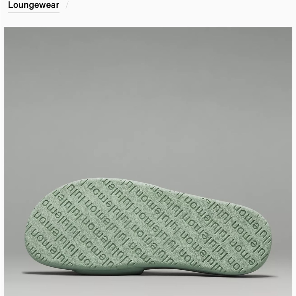 LULULEMON RESTFEEL SLIDES. GREEN - Picture 4 of 5